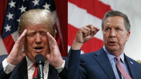 Donald Trump demands John Kasich quit Republican race